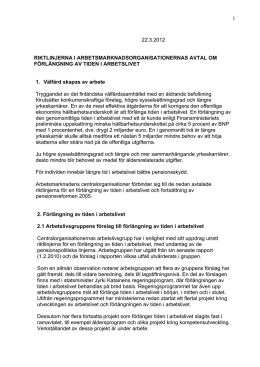 2012-03-22 Riktlinjerna i arbetsmarnadsorganisationernas