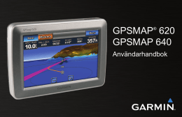 GPSMAP® 620 GPSMAP 640
