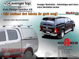 - Mil endast det b&auml;sta &auml;r gott nog!