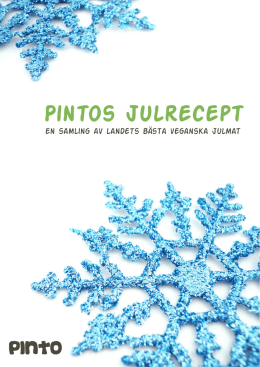 Pintos julrecept