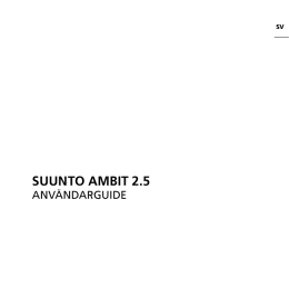 SUUNTO AMBIT 2.5