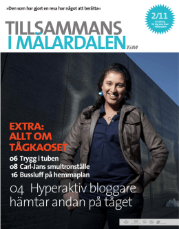 Tillsammans i Mälardalen 2/2011 (pdf)