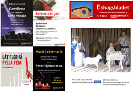 Ekhagsbladet - Svenska Kyrkan i Jönköping