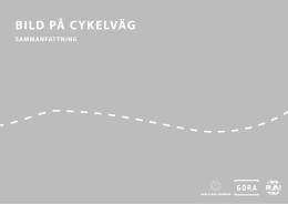 Bild på Cykelväg/Karlstad -Text