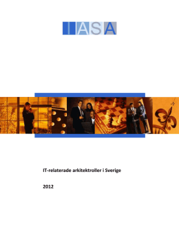 IASA svenska arkitektroller