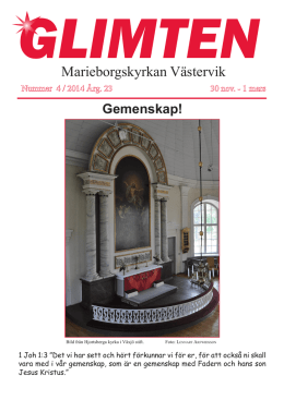 Glimten 4-2014 - Marieborgskyrkan