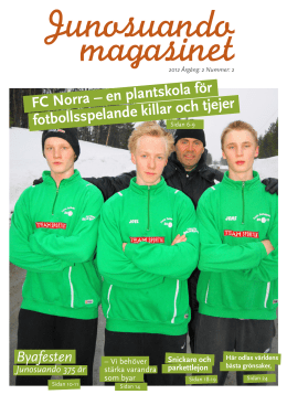 FC Norra – en plantskola för fotbollsspelande killar