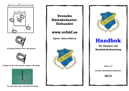 Handbok - SvHKF.se