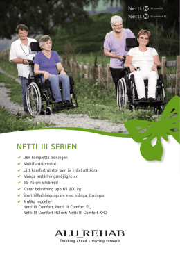 Brochyr Netti III serien
