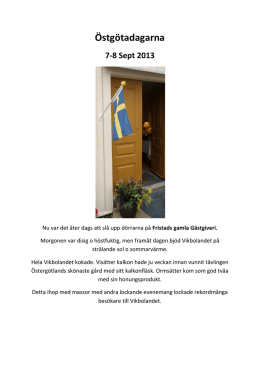 ostgotadagarna2013 - Välkommen till Tåby Hembygdsförening