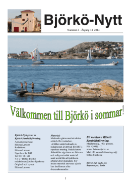 Nummer 2 - Bohus-Björkö portalen