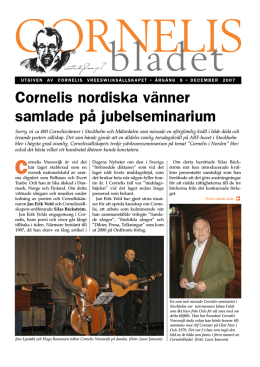Cornelisbladet nr 4, 2007