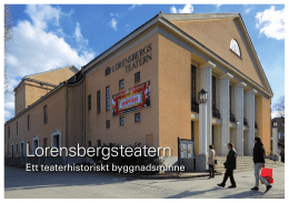 Lorensbergsteatern 2012