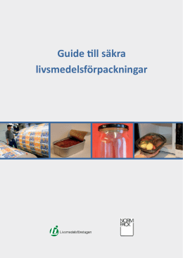 Guide till säkra livsmedelsförpackningar
