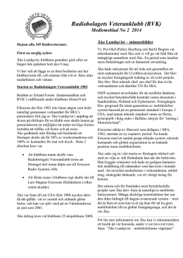 PDF för utskrift - Radiobolagets Veteranklubb