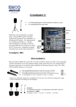 informationsblad - EMCO Elektronik