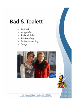 Bad & Toalett - DHS Helsingborg