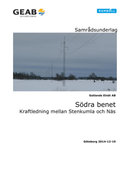 Samrådsunderlag 2015-02-01