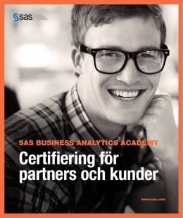 SAS Business Analytics Academy