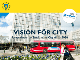 Ny vision för framtidens City
