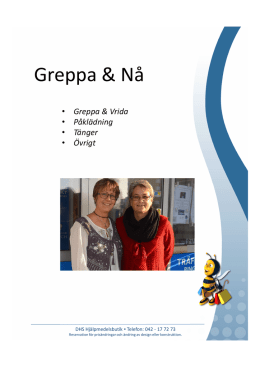 Greppa & Vrida - DHS Helsingborg