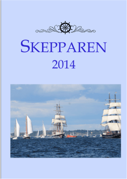Skepparen 2014 - navigationssallskapet.fi