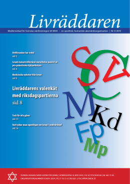 Livräddaren nr 3/2010 (pdf) - Svenska vänföreningen till Magen