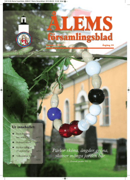 L&auml;s &Aring;lems f&ouml;rsamlingsblad nr 3 2013