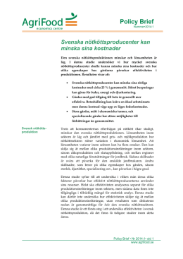 "Svenska nötköttsproducenter kan minska sina kostnader" som pdf-fil