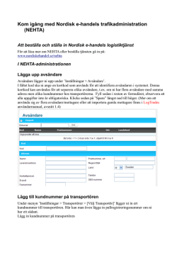 NEHTA kom-igång-manual PDF - Nordisk e