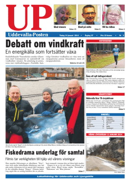 Uddevallaposten 14/1 2014