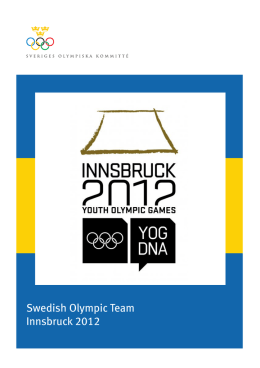 Innsbruck 2012 - Sveriges Olympiska Kommitté
