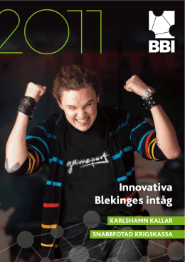 Innovativa Blekinges intåg - Blekinge Business Incubator (BBI)
