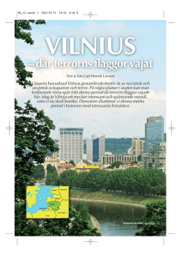 Vilnius - Nordisk Filateli