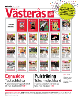 Nr 6 2013 - Friskis och Svettis Västerås