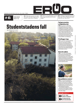 Studentstadens fall