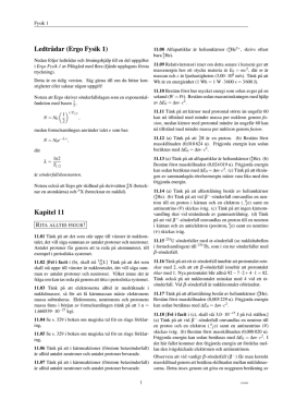 Ledtrådar (Ergo Fysik 1) Kapitel 11