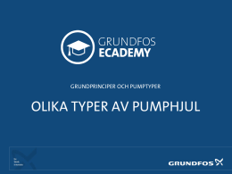 pumpar - Grundfos