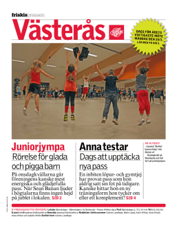 Nr 2 2013 - Friskis och Svettis Västerås