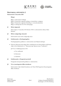 Protokoll Höstmöte 2 2014