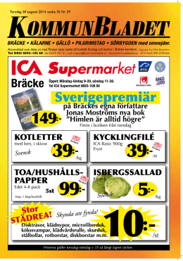 Bladet v 35 - Kommunbladet