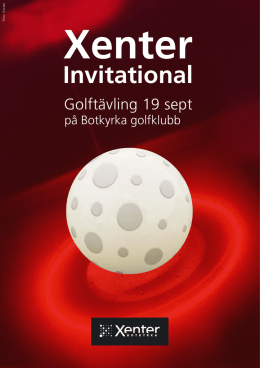 Xenter Invitational - Botkyrka Golfklubb