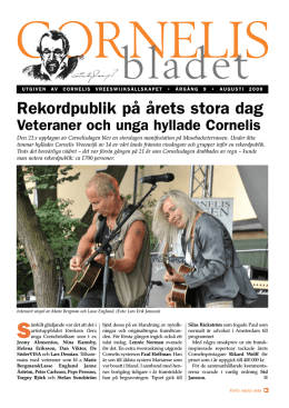 Cornelisbladet nr 3, 2008
