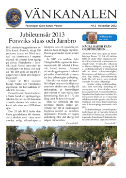 Nr 2 2012 - Läs pdf - Göta kanals vänner