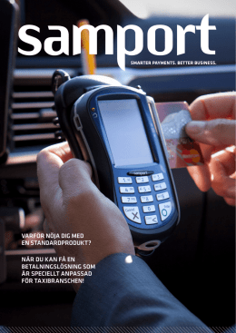 Samport Taxi lösningsfolder Klicka för PDF