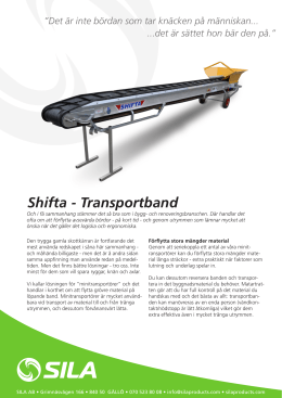Shifta - Transportband
