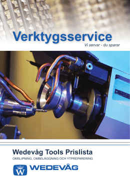 Wedevåg Tools Verktygsservice (PDF)
