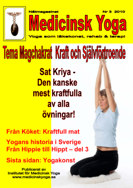 Från Köket: Kraftfull mat Yogans historia i Sverige Från