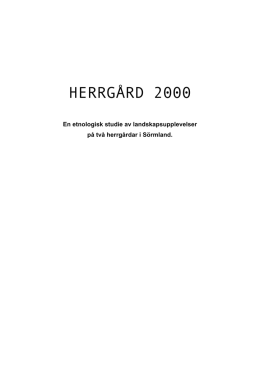 Herrgård 2000 ver 2 - Notable Productions