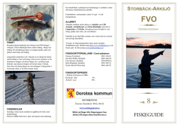 Storbäck FVO - Jakt och Fiske i Södra Lappland